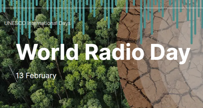 UNESCO website page for World Radio Day 2025